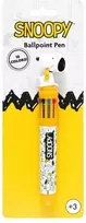 Snoopy - 10-color automatic ballpoint pen with a 3D figure from the Lazy Days collection