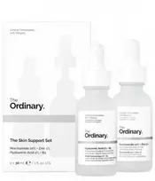 The Ordinary veido priežiūros serumų rinkinys: hialurono ir niacinamido serumai