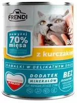 FRENDI Chunks in sauce with vištiena – šlapias kačių maistas – 800g