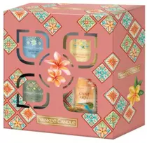 Yankee Candle Dovanų rinkinys: 1 maža tumbler žvakė ir 3 mini kvapnios žvakės