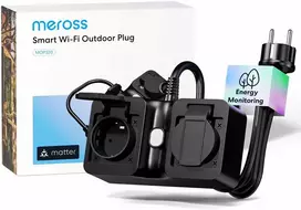 Meross MOP320 Wifi lauko rozetė 2 kanalų 16A Matter