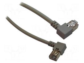 Patch cord | U/UTP | Cat 5e | stranded | Cu | 1.5m | LSZH | grey | 26AWG