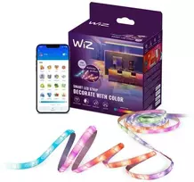 WiZ RGBIC LED strip valonauha, 4 m