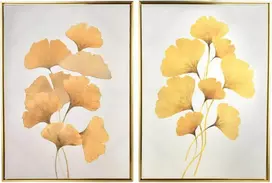 Mondex Since 1986 INGA 2 paveikslų rinkinys, 50x70 cm, auksinis ginkmedis