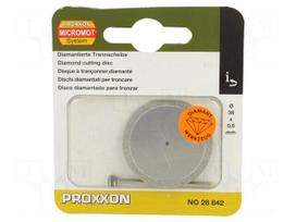 Cutting diamond wheel | Ø: 38mm | Holder: assembly hole | 2.35mm