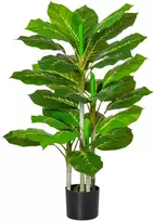 Aosom Dirbtinis augalas, 95 cm, žalias, polietilenas