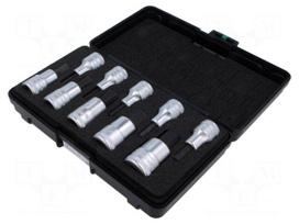 Socket: hex key-bit-set | 1/2" | 10pcs.