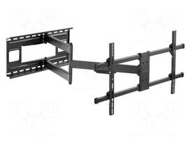 Holder: wall mounting | monitor,TV | adjustable,tiltable | 50kg
