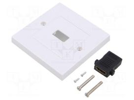 Connector: HDMI | socket | HDMI socket,both sides