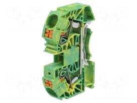 Splice terminal: rail | DS | for DIN rail mounting | spring clamp