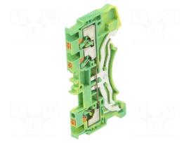 Splice terminal: rail | DS | for DIN rail mounting | spring clamp