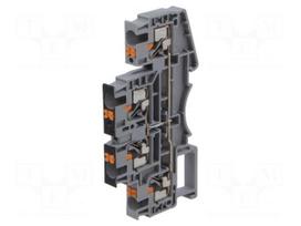 Splice terminal: rail | DSKK | for DIN rail mounting | spring clamp