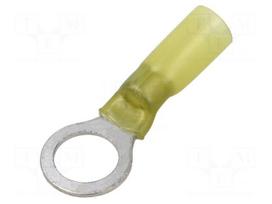 Tip: ring | M10 | Ø: 10.5mm | 4÷6mm2 | crimped | for cable | insulated