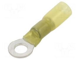 Tip: ring | M6 | Ø: 6.4mm | 4÷6mm2 | crimped | for cable | insulated