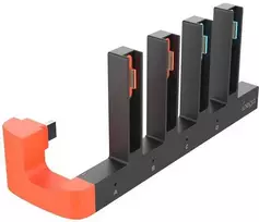 iPega SW2185 Charger Dock for JoyCon Controllers Nintendo Switch 2 Juodas (Damaged Package) (Pažeista pakuotė)