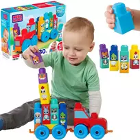Mattel MEGA BLOKS konstruktorius – traktorius su gyvūnėliais (JKG33)