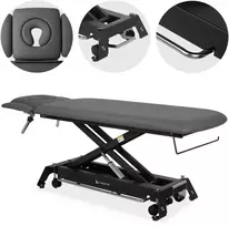 Habys Elektrinis kosmetologinis terapijos stalas Evero Cross X4 Ergo Satin Comfort K722 Pilkas