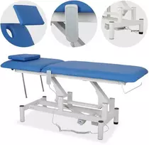 Habys Elektrinis kosmetologinis masažo stalas Optima Satin Comfort K723 Mėlyna