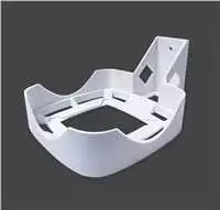 Oem TP-Link D-5GNX sieninis laikiklis Archer NX200, NX500, NX600, baltas