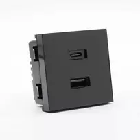 Shelly Wall Ekranas stand priedas USB, juodas
