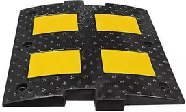 Gulintis policininkas - greičio mažinimo kalnelis Eurostal 50 cm pločio vidinė dalis juoda H5
