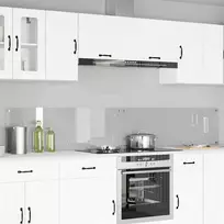 Virtuvės atbraila 2 pcs Skaidrus 120 x 40 cm grūdintas stiklas
