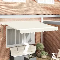 Markizės pakaitinis audinys Kreminė 3 x 2 m Poliesteris