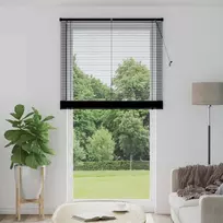 Venecijos žaliuzės Juodas 213 x 110 cm 25 mm PVC