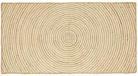 Zoninės kiliminės dangos Balta 100 x 200 cm Džiutas
