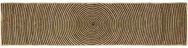 Zoninės kiliminės dangos Juoda 60 x 300 cm Džiutas