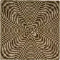 Kilimas Juoda 200 x 200 cm Džiutas
