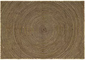 Kilimas Juoda 240 x 340 cm Džiutas
