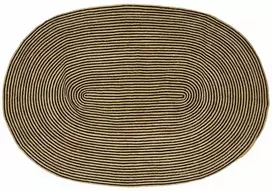 Kilimas Natūrali ir juoda 205 x 305 cm Džiutas