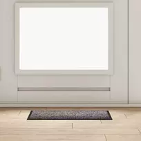 Durų kilimėlis Šviesiai pilka 60 x 40 x 1.2 cm Teddy Audinys