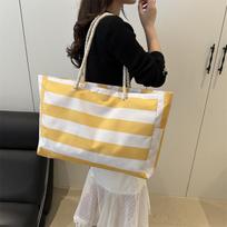 Women's Striped Large Capacity Tote Bag Shoulder Bag 58*14*33cm one size fits all geltona