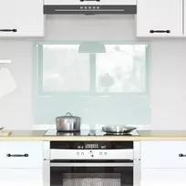Virtuvės atbraila Pienas 80 x 60 cm grūdintas stiklas