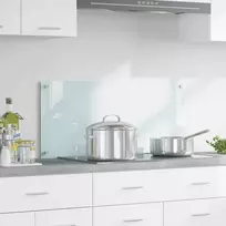 Virtuvės atbraila Pienas 90 x 40 cm grūdintas stiklas