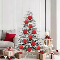 Kalėdų Burbulų Rinkinys XL 9 pcs Raudona Plastmasė