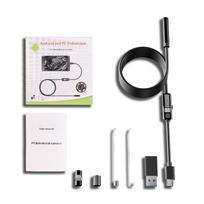 Type-C 7MM 2/3.5/5M Hard Wire Direct Connect Waterproof Endoscope Wide-Angle Videoscope Mobile Phone PC Cameras Repair Analyzer 2m