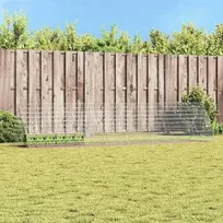 Triušių narvas Sidabro 430 x 100 x 85 cm Cinkuota plienas