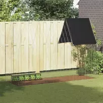 Triušių narvas Sidabro 300 x 100 x 210 cm Cinkuota plienas