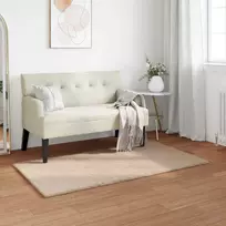 Neslystantis kilimas iš dirbtinio triušio kailio OLITE Taupe