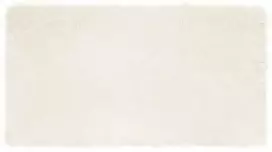 Dirbtinio avių kailio kilimas TAFALLA Balta 60 x 110 cm