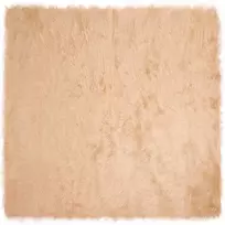 Dirbtinio avių kailio kilimas TAFALLA Smėlio 200 x 200 cm