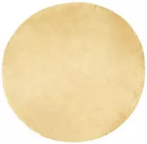 Dirbtinio avių kailio kilimas TAFALLA Kreminė Ø 80 cm