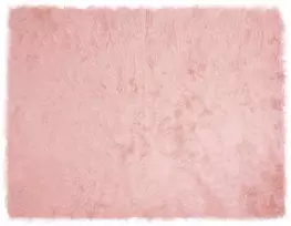 Dirbtinio avių kailio kilimas TAFALLA Rožinė 240 x 340 cm