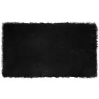 Dirbtinio avių kailio kilimas TAFALLA Juoda 100 x 200 cm