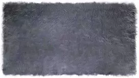 Dirbtinio avių kailio kilimas TAFALLA Antracito 60 x 110 cm