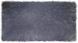 Dirbtinio avių kailio kilimas TAFALLA Antracito 80 x 150 cm
