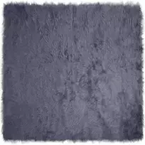 Dirbtinio avių kailio kilimas TAFALLA Antracito 200 x 200 cm